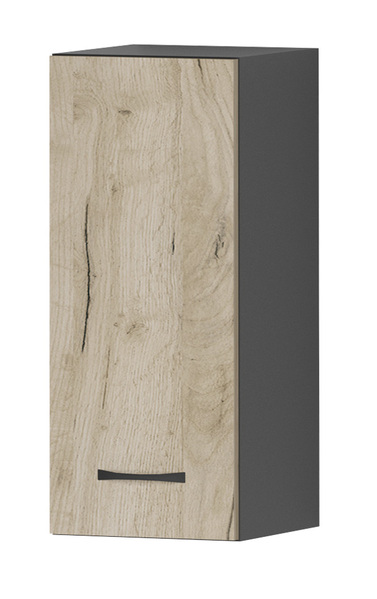 Горен кухненски шкаф с една врата и рафт - Верона G 23 - 30 см
